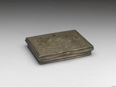 图片[2]-Silver-chased Snuff Box with Prosperity, Longevity, and “Ruyi” Symbols, Qing dynasty, 18th century-China Archive